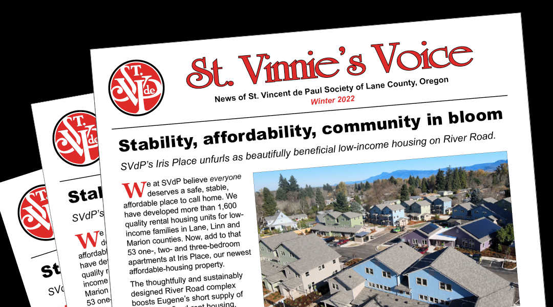 Get the latest SVdP news and more in St. Vinnie’s Voice!