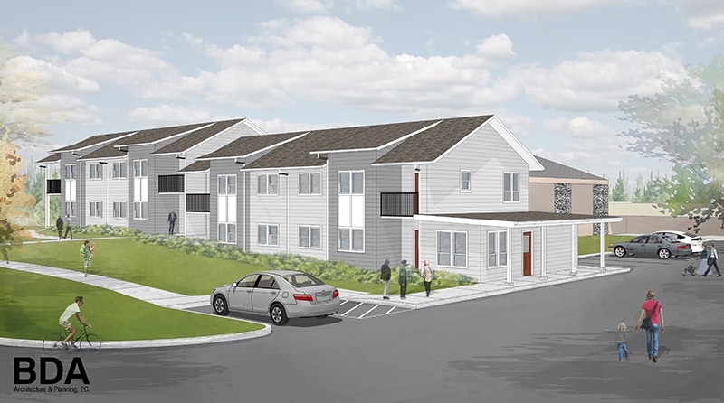 New affordable/transitional-housing developments