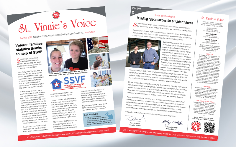 First look at the summer issue of St. Vinnie’s Voice!