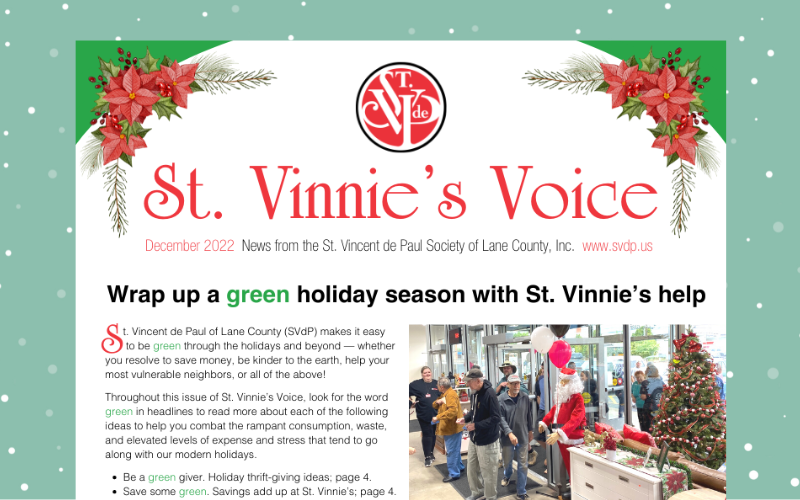 Unwrap the December issue of St. Vinnie’s Voice!