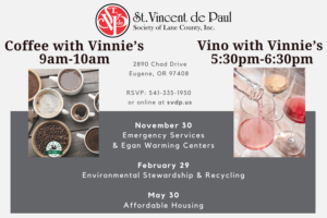 Coffee and Vino with Vinnie's 