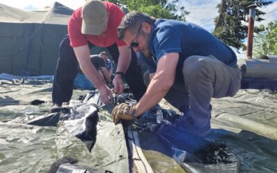 Five new tents erected at SVdP’s Dusk to Dawn shelter