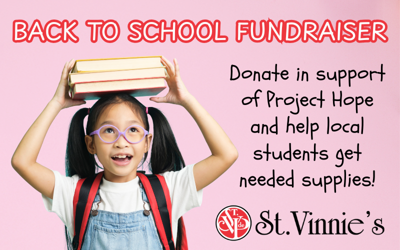 St. Vinnie’s supports Project Hope school fundraiser